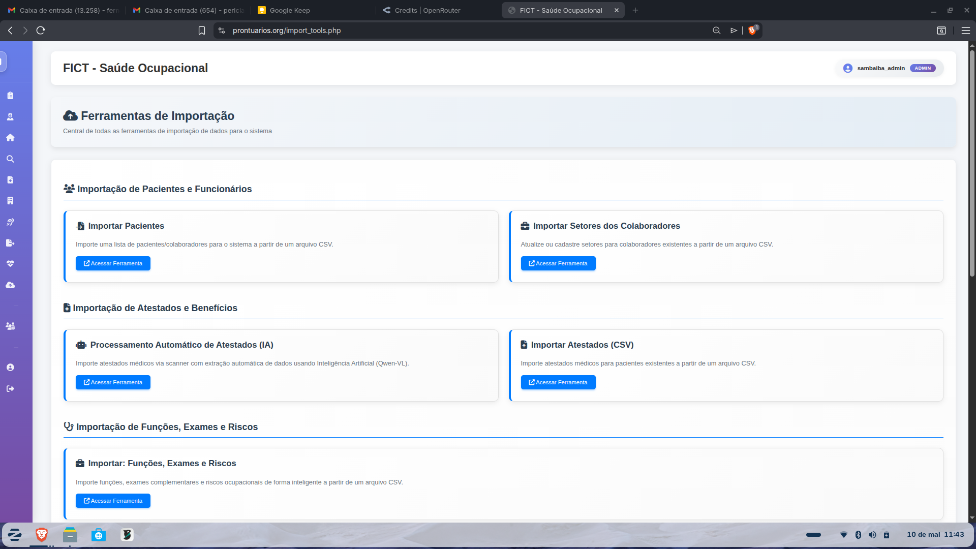 Hub CSV